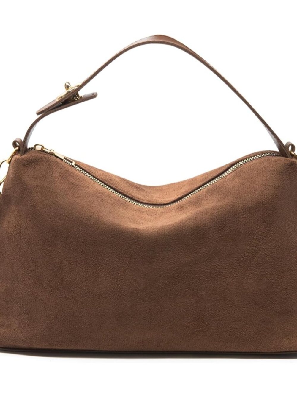 Suede Crossbody Bag for Women Suede Handbag Shoulder Bag Fall Slouchy Tote Bag T